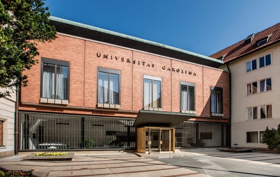 Charles University medical faculty building in Prague